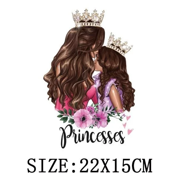 Термонаклейка на одежду футболка с принтом для мамы и папы одежда девочек