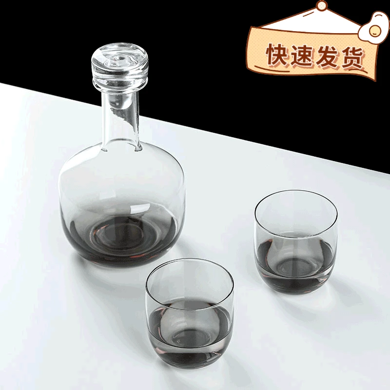 

Стеклянный Винный Набор Ins светильник роскошный диспенсер для вина домашний деловой подарок хрустальный стеклянный блендер для красного в...