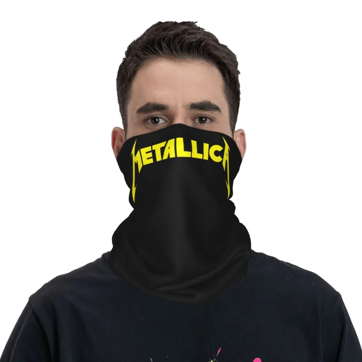 

Metallicas Heavy Metal Band Wrap Scarf Merch Neck Cover Bandana Warm Cycling Headband Unisex Windproof