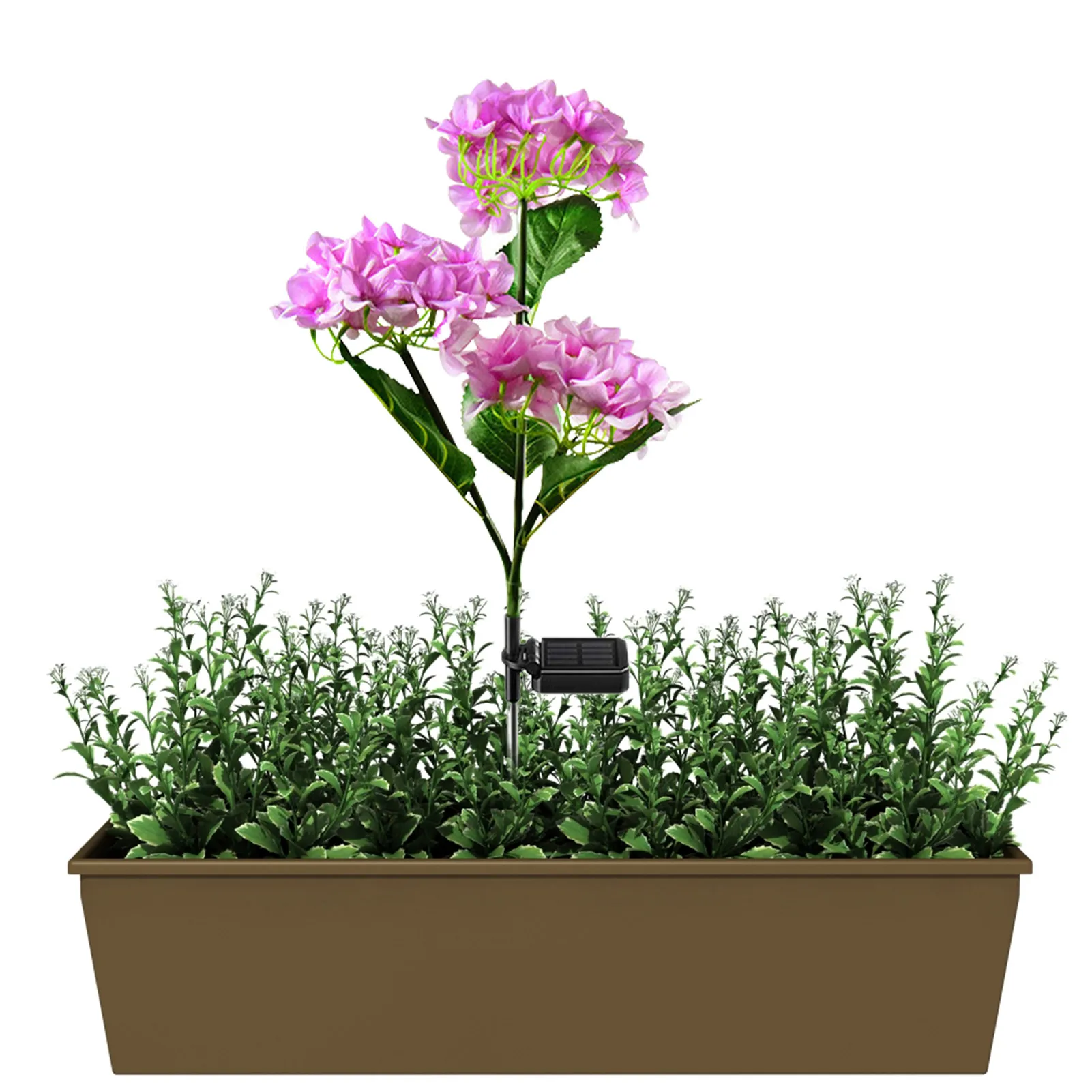 

Солнечный Цветочный светильник, внешнее освещение, Солнечная лампа для сада, водонепроницаемые реалистичные светодиодсветодиодный цветы, ...