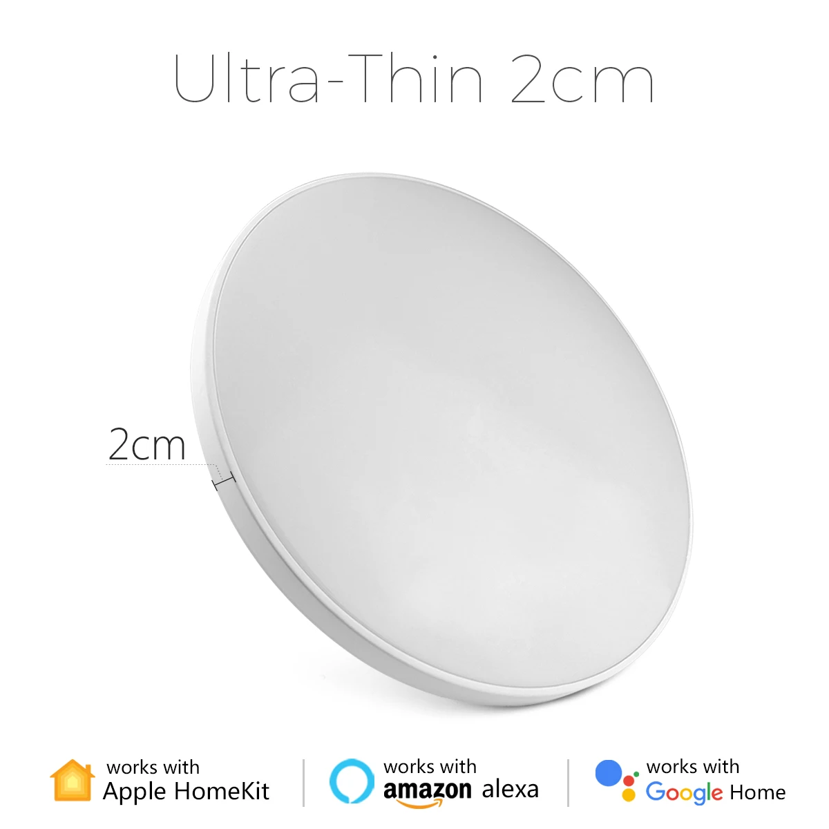 Умная потолочная Светодиодная лампа Homekit люстра с Wi-Fi и регулировкой яркости 24 Вт
