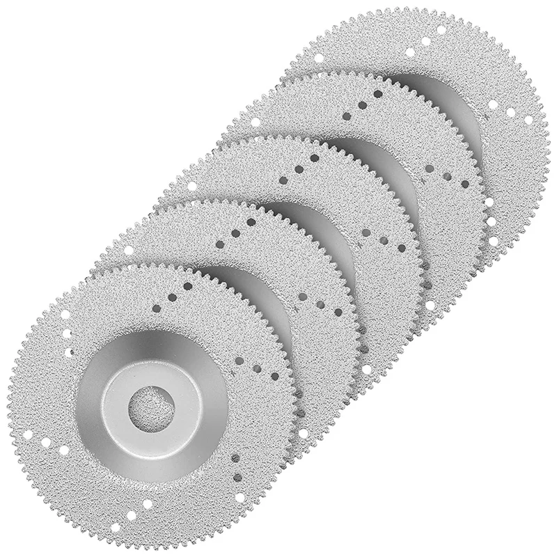 

5 Pieces Porcelain Cutting Discs Angle Grinder Diamond Cutting Wheel 100 Mm/4 Inches Cutting Discs for Marble Tile Glass