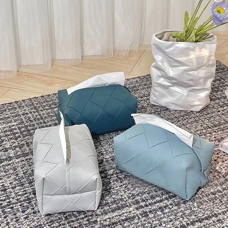 

Leather Tissue Box Car Tissue Box Living Room Decoration Bedroom Napkin Holder