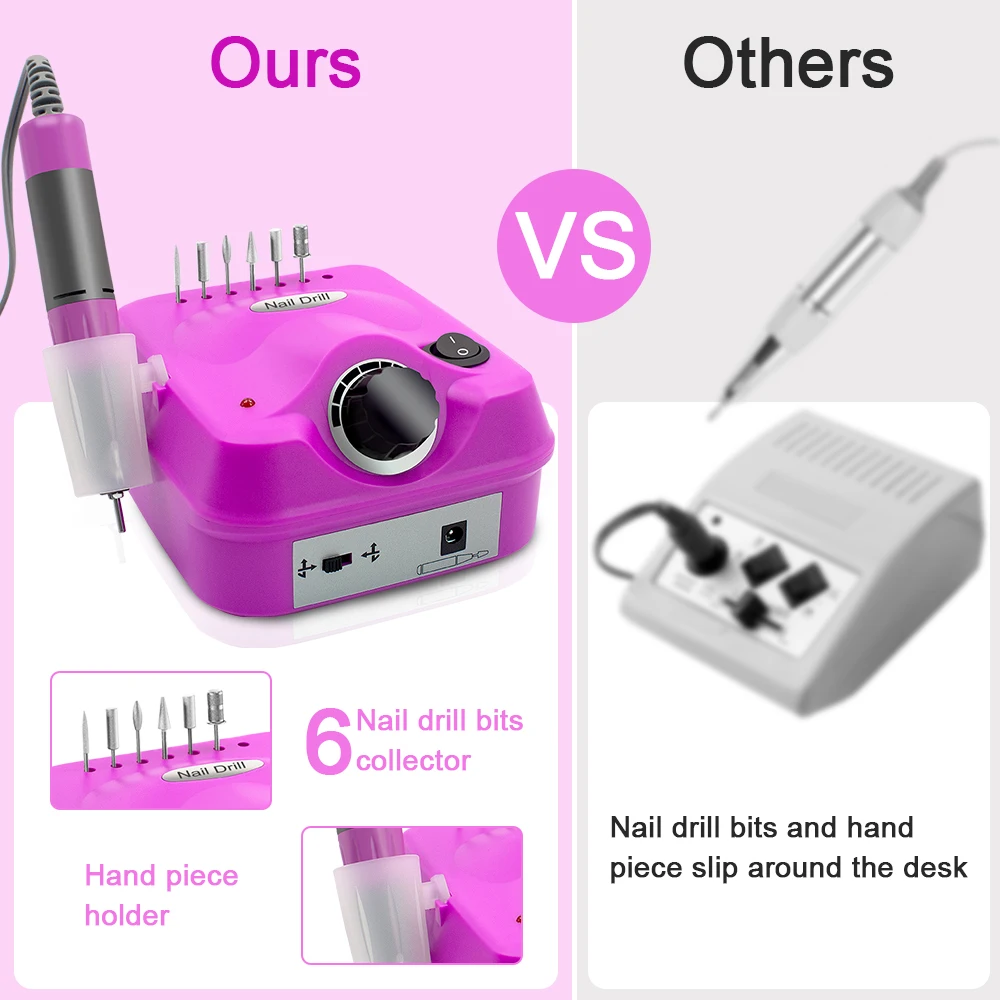 Профессиональная электрическая машинка для маникюра 35000 об./мин.