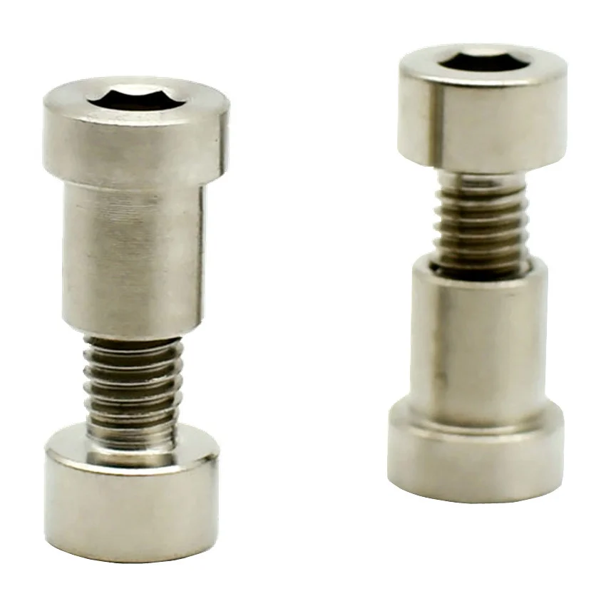 Titanium Bolt Carbon Fiber Lock On Stem Lock Screw M5 x16mm For Fsa/3t Ti Bolts Mountain/Road Bike Ti Screws Ti Fasteners