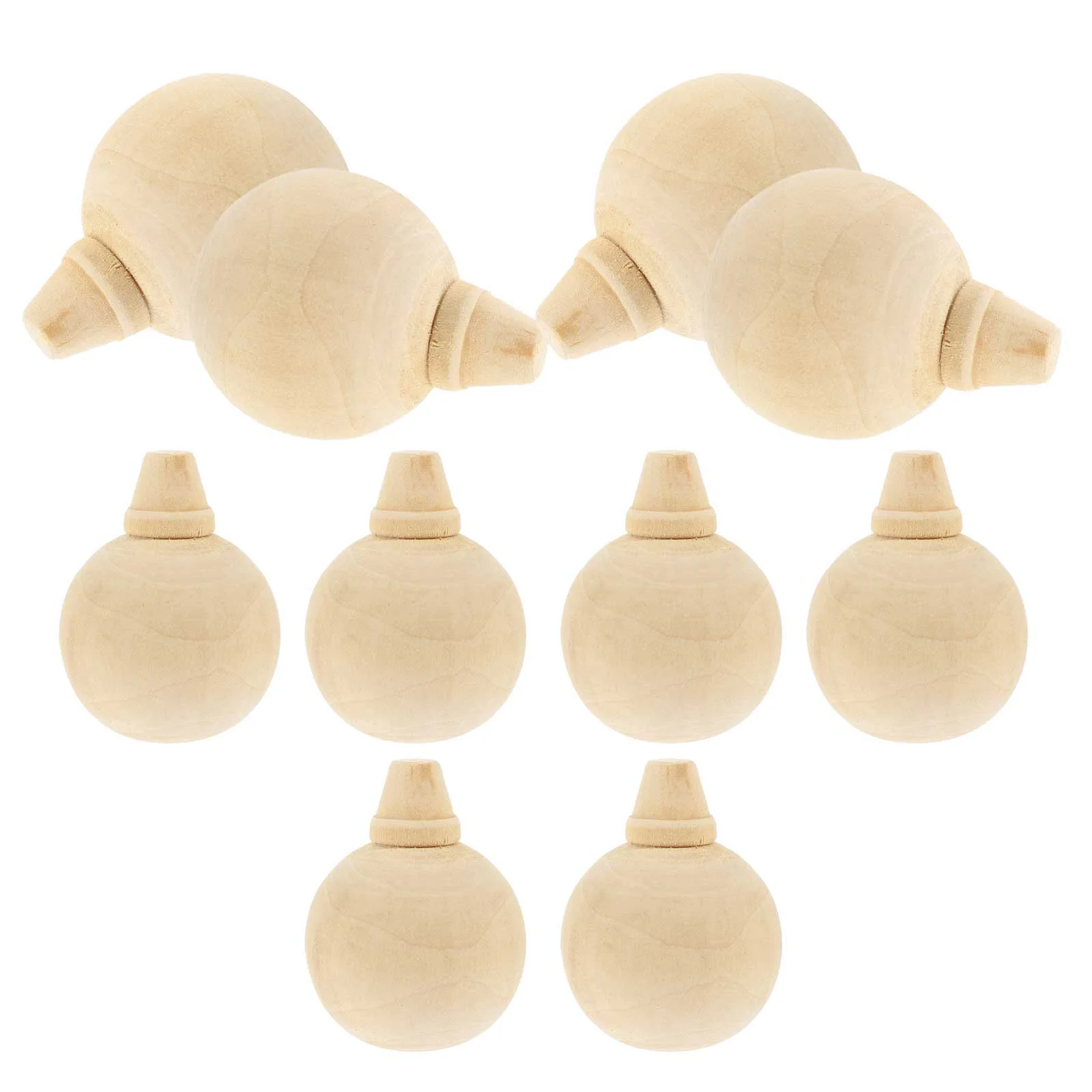 

10Pcs Wood Christmas Decor Unfinished Wood Crafts DIY Decorations Mini Drawing Ornament