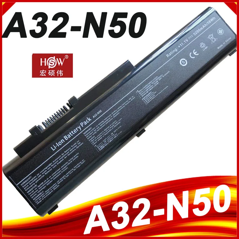 

Laptop Battery For Asus A32-N50 N50A N50E N50F N50T N50TA N50TP N50TR N50V N50VA N51T N51S N51TE N50VC N50VN N51 N51VN Pro5AV