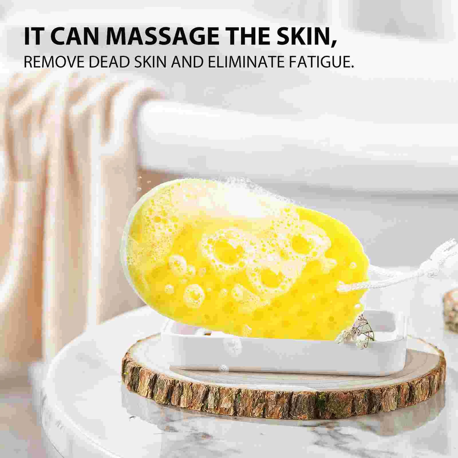 

3Pcs Bath Sponge Sponge Body Shower Rub Shower Sponge Scrubber Bath Brush Rubbing Towel for Toddler Infant Newborn Random