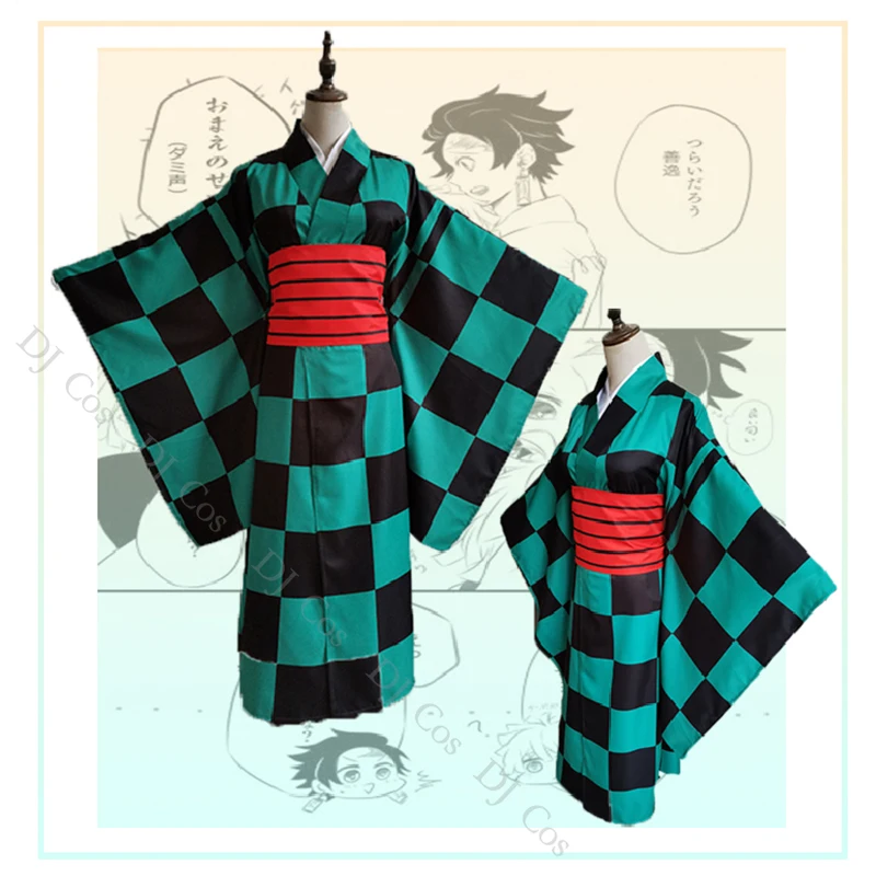 Костюм для косплея камадо танджиро из м/ф рассекающий демонов сезон 2 - купить по