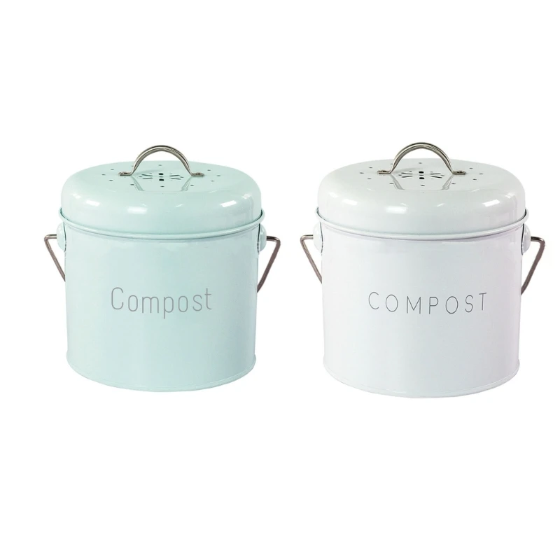 

Kitchen Countertop Compost Bin with Lid Indoor Compost Container Compost Bucket