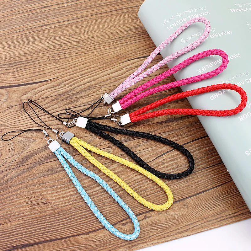 

Hot Hand Wrist Lanyard Strap String for Phone IPhone 7 8 X 6 USB Flash Drives Keys Keychains ID Name Tag Badge Holders Keycord