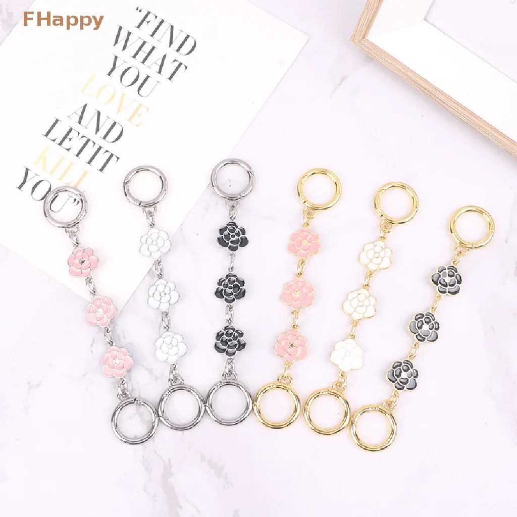 

Сменная цепочка на плечо, удлинитель для сумок, клатч, фурнитура, аксессуары в форме камелии