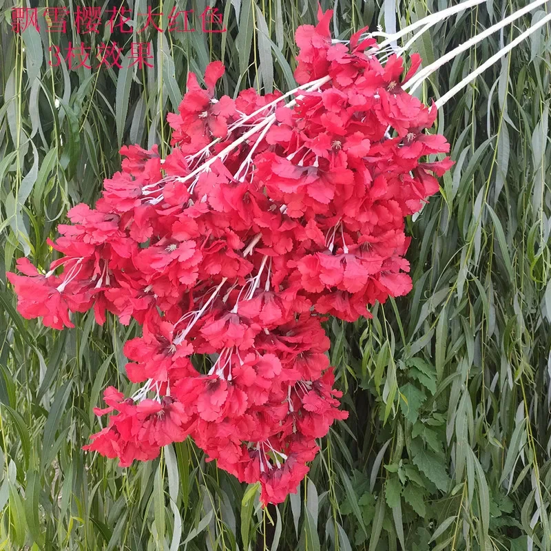 

Искусственный цветок вишни из шелка 100 см