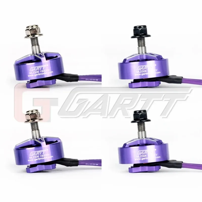 GARTT ML2306 1800kv Бесщеточный двигатель Четырехосевой мощный FPV с большим крутящим
