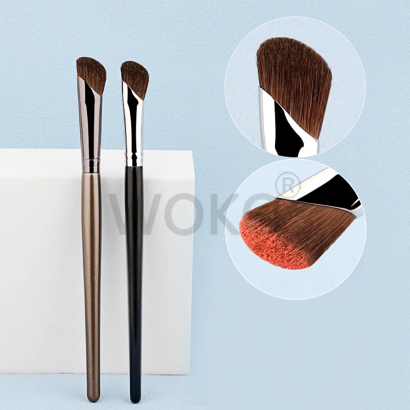 

Angled Contour Makeup Brush Nose Contour Brush Flat Nose Contour Brush Natural Hair Angled Contour Shadow Smudge Makeup Brushes