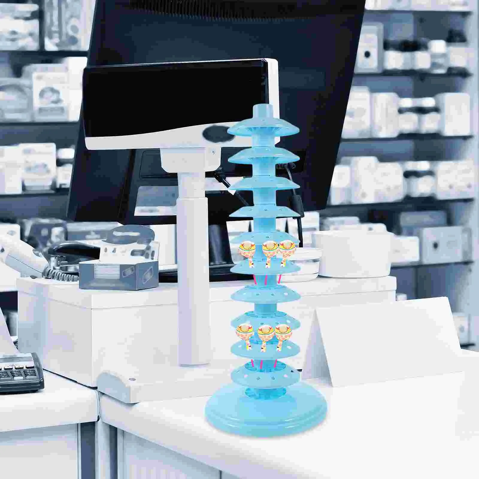 Стеллаж для демонстрации леденцов декоративная подставка торта удобный