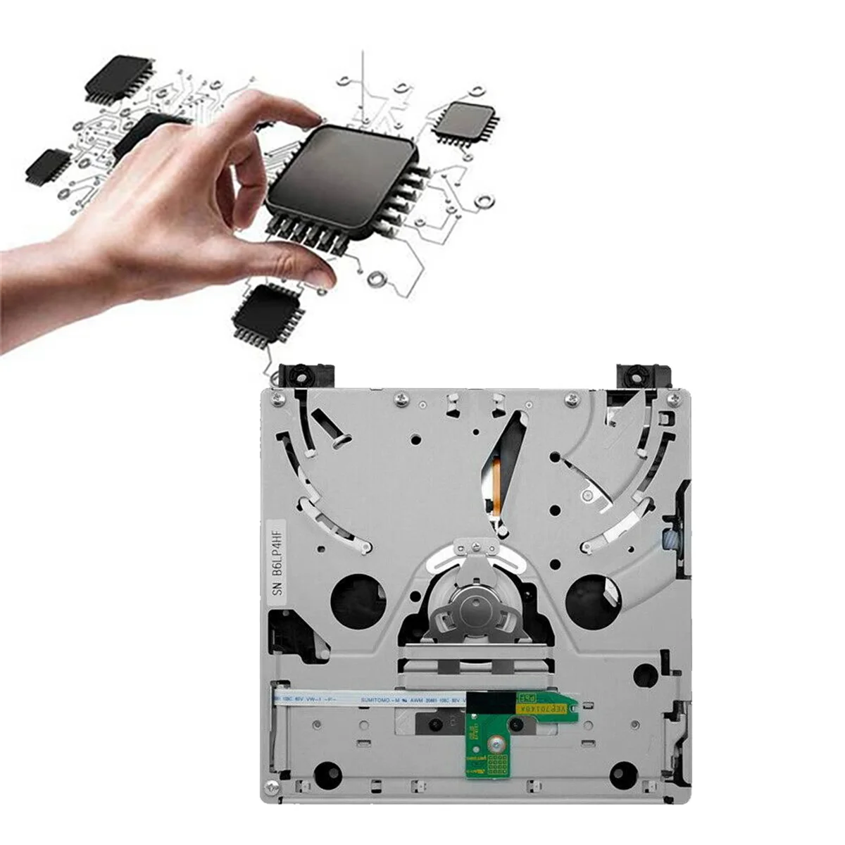 RAF-3350 DVD Rom Дисковый привод двойной IC диск для D2 D2A D2B D2C D2E консоль Замена