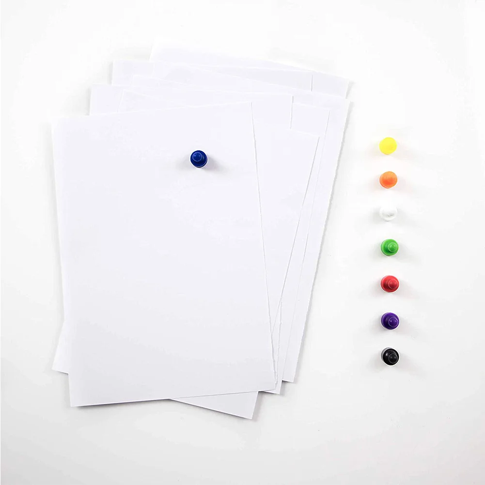 DIY красочные магнитные кнопки пластиковые булавки магниты белая доска на