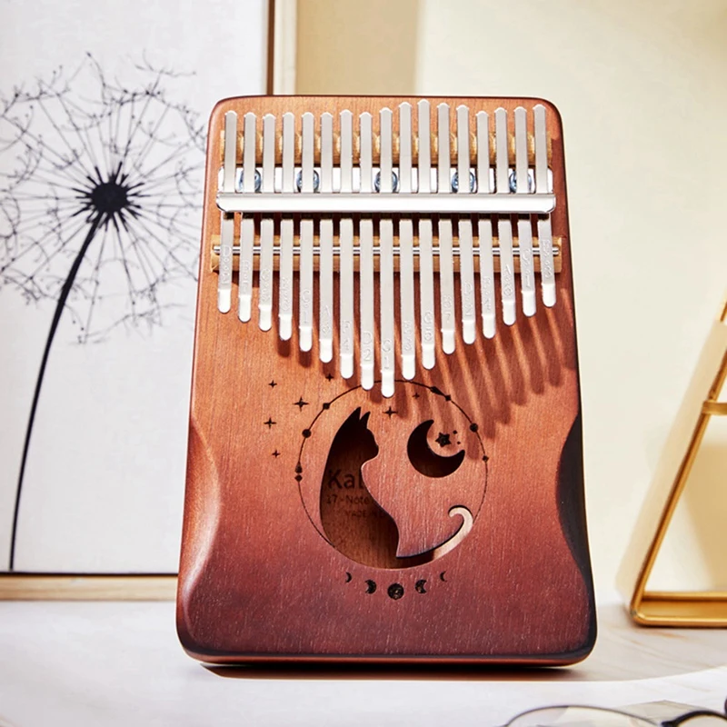 

Zani 17 клавиш Kalimba Note ручной большой палец пианино инструмент деревянные музыкальные инструменты аксессуары набор деталей подарки детская Творческая музыкальная шкатулка
