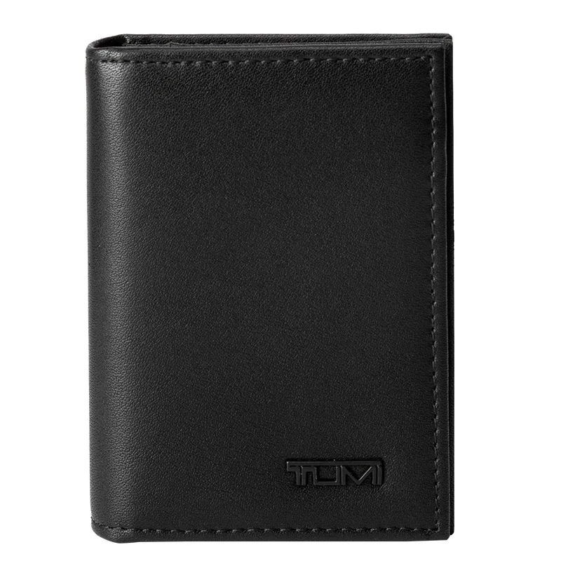 Tumi Duming Men's Black First Layer Cowhide Wallet Men Men's Wallet Coin Purse Luxury Wallet for Men Clutch Purse