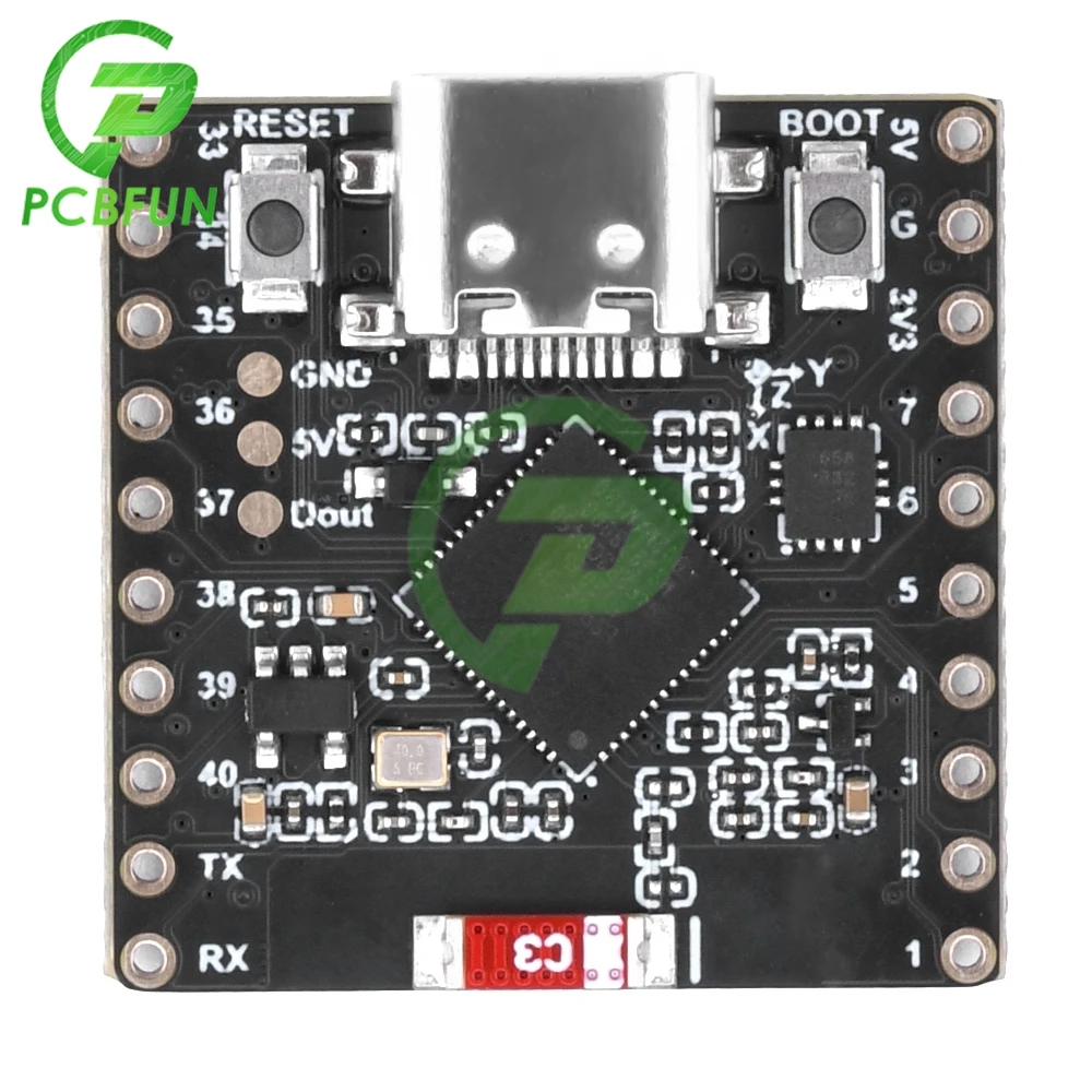 ESP32-S3 с 8x8 RGB светодиодный Matrix WIFI BT BLE 5 Mini макетная плата на основе