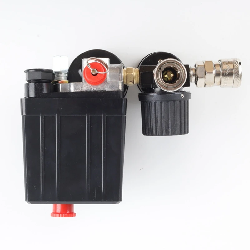 Регулирующий клапан воздушного насоса 180 л/мин Манометр 0-220 фунт/кв. Дюйм 380 в/в