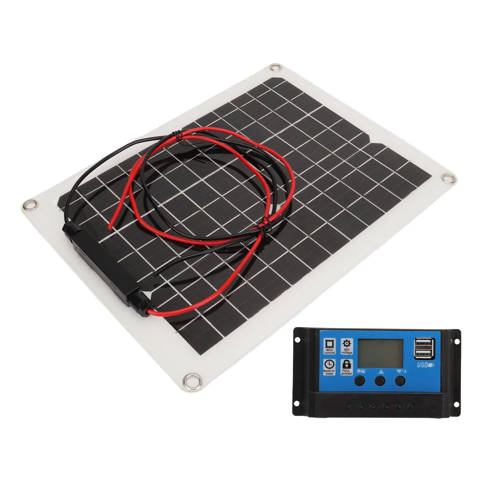 Комплект солнечных панелей 300 Вт DC 12 В 24 50A IP67 водонепроницаемая