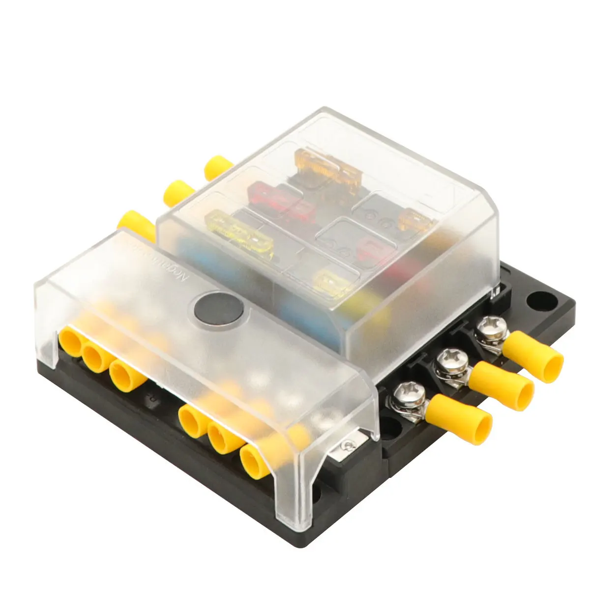 

2020 new Auto ship modified universal fuse holder 1 into 6 out of lighted car fuse box socket