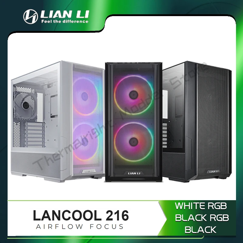 LANCOOL 216 ATX чехол RGB DIY поддержка RTX 4080 4090 видеокарт, E-ATX чехол PC игровое водяное охлаждение