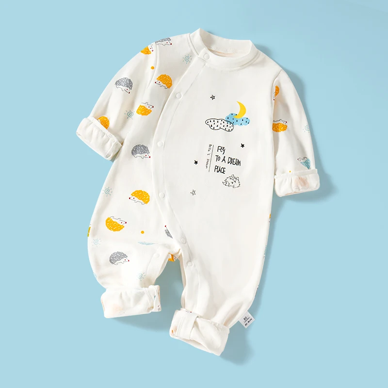 

QU Baby, jacket spring, autumn, pajamas, men and women, new baby, full moon, climbing, net red clothes, spring, spring clothes