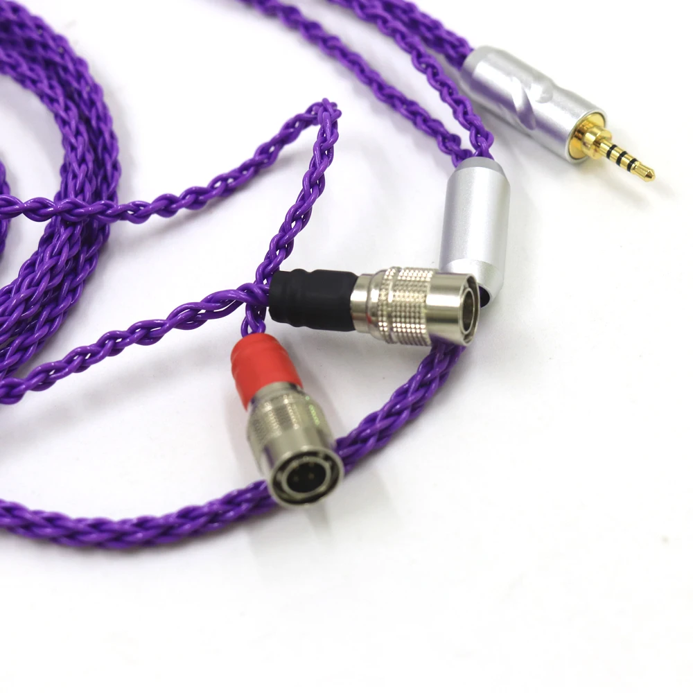 Обновление кабелей посеребренных наушников для Dan Clark Audio Mr Speakers Ether Alpha Dog Prime