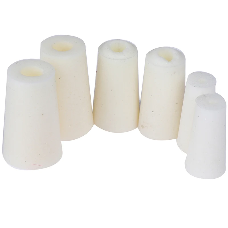 

5pcs Silicone Cap Laboratory Test Tube Plug Wine Plug Shut-closing Valve Hole