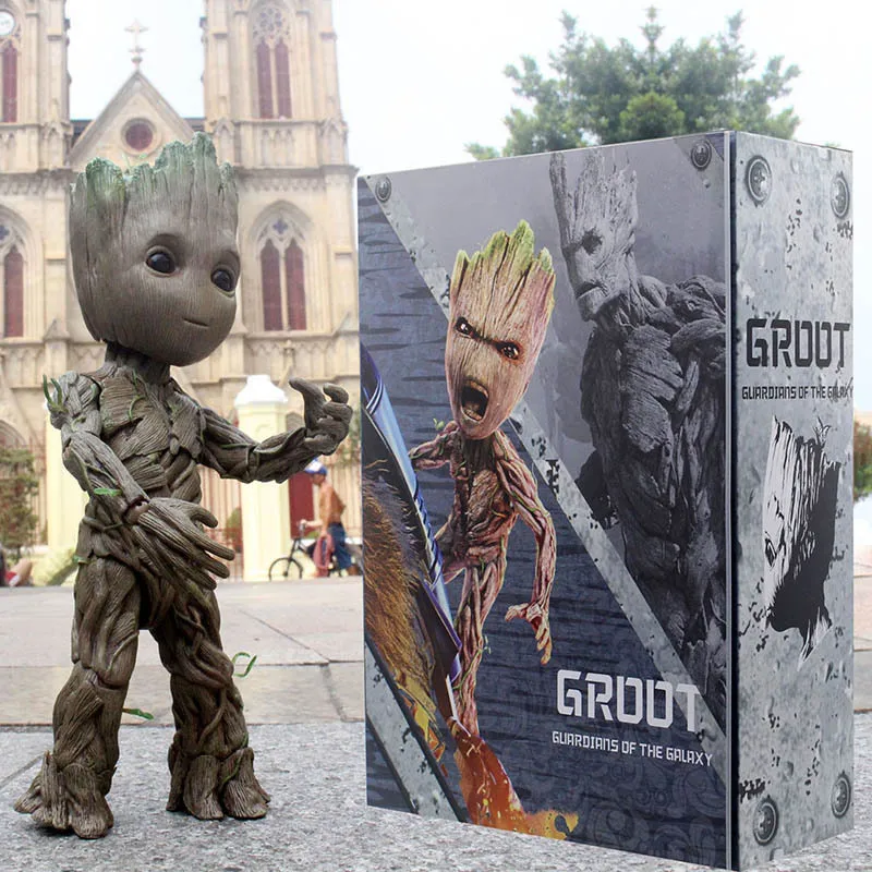 

Marvel Guardians of The Galaxy Avengers Groot Tree Man Action Figure Model Toys