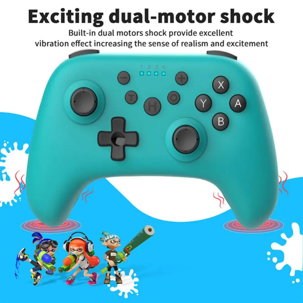 

6-axis Wireless Gamepad Led bluetooth-compatible For Switch Game Controller With Wake-up Function Gamepad Nfc Mini