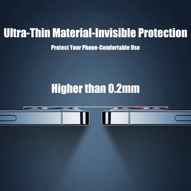 50pcs Full Covered Back Camera lens for iPhone 13 Pro Max Screen Protector for iPhone 11 12 13 Pro Max Camera Protector Glass