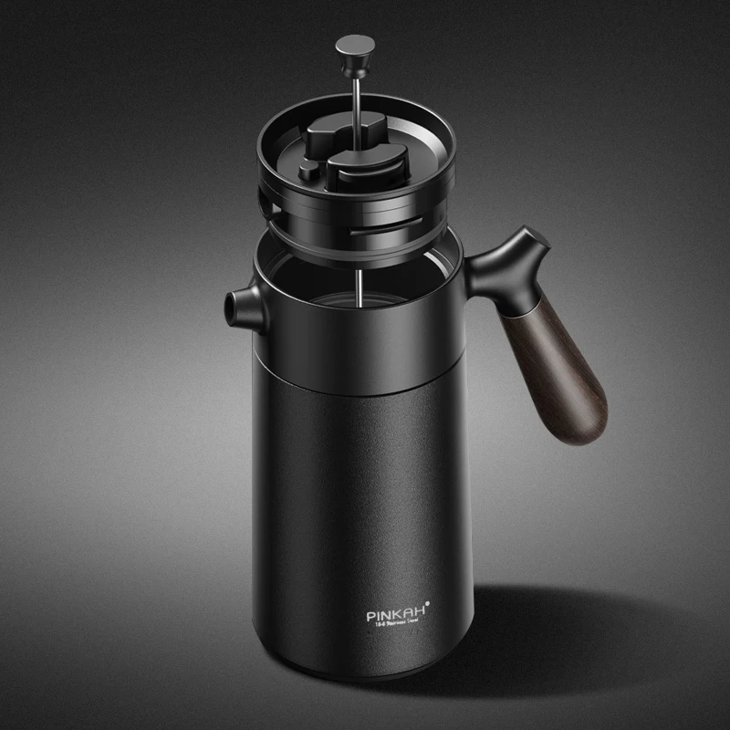 

Large Capacity Coffee Pot Hand Brewed Stainless Steel Portable French Press Coffee Pot Household Bule De Cafe Coffee Tool 50