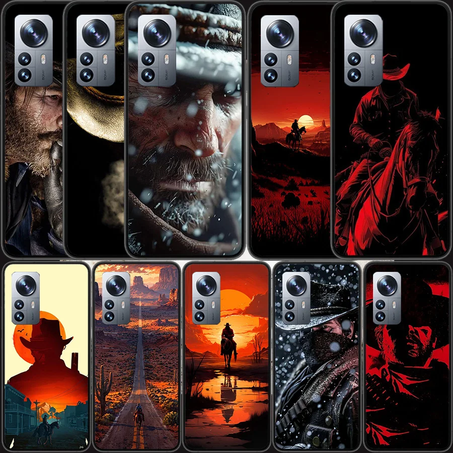 Чехол для телефона Arthur Morgan Red Dead Redemption 2 Xiaomi Poco X7 X6 X5 X4 X3 GT NFC M4 M5 Pro 5G M3 Mi F6 F5 F4 F3 F2 F1 Capa C