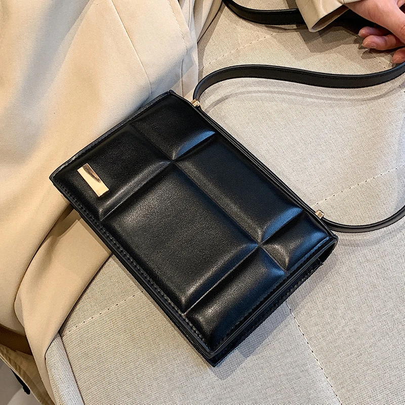 

Женские сумки через плечо с клапаном LEFTSIDE, 2022, трендовые дизайнерские мини-сумки и кошельки из искусственной кожи в клетку, сумка на плечо