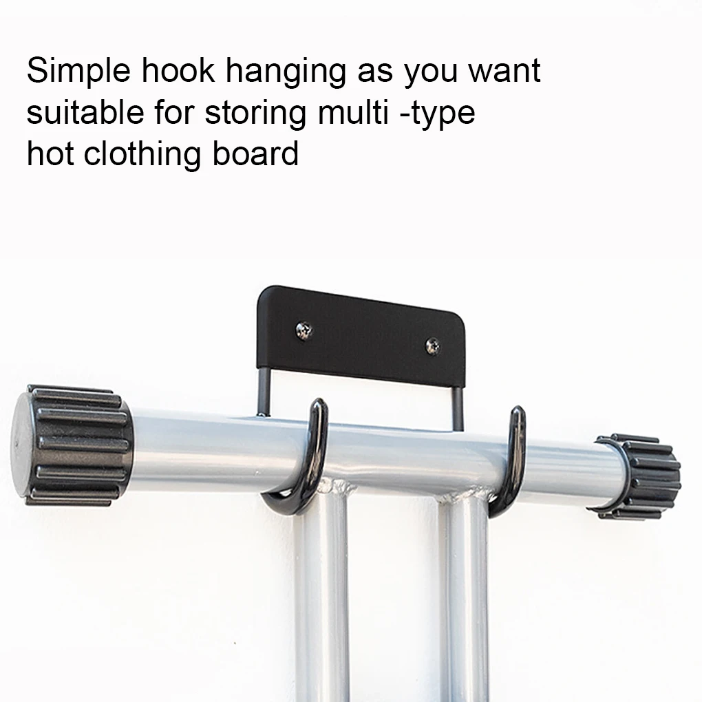 

Ironing Board Hangers Reliable And Sturdy Hooks For Anywhere Wide Application Multi-function Hook silver gray
