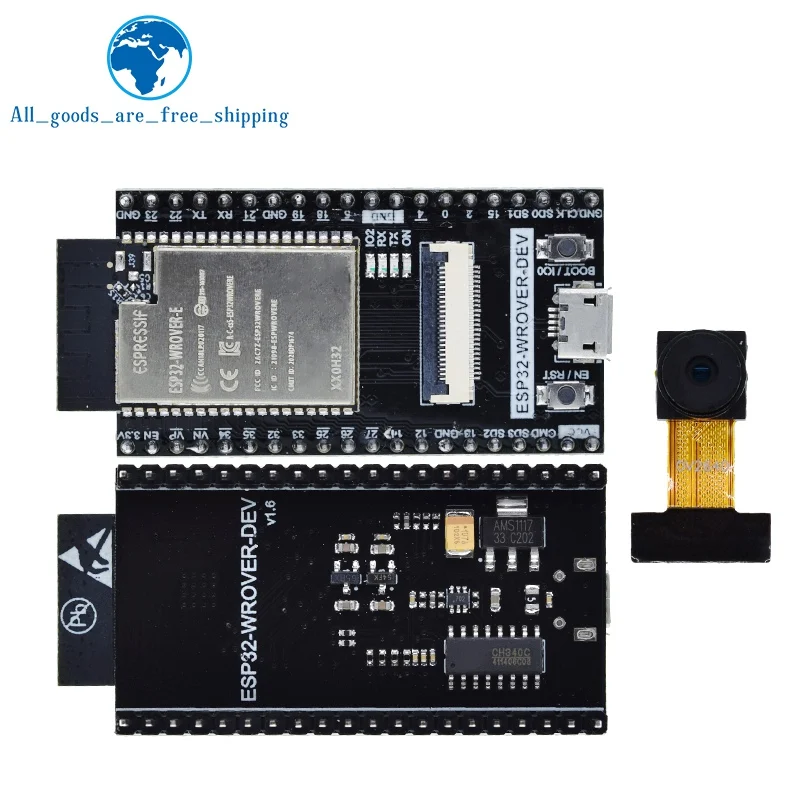 Модуль камеры ESP32 с поддержкой Wi-Fi и Bluetooth, OV2640