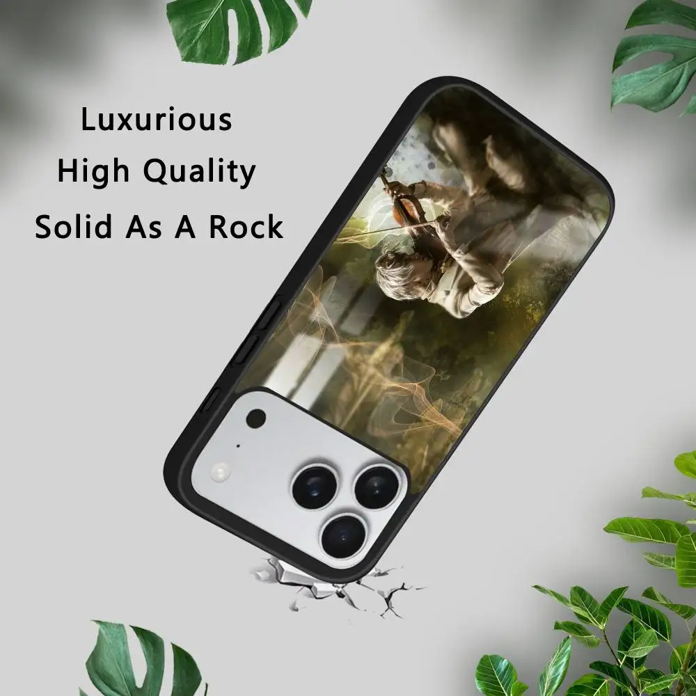Фото Чехол для телефона Game S-Shadowhunter RuneS для IPhone 16, 15, 14, 13, 12, 11 Pro Max Plus Mini Plus, жесткая зеркальная поверхность, защита Funda №5