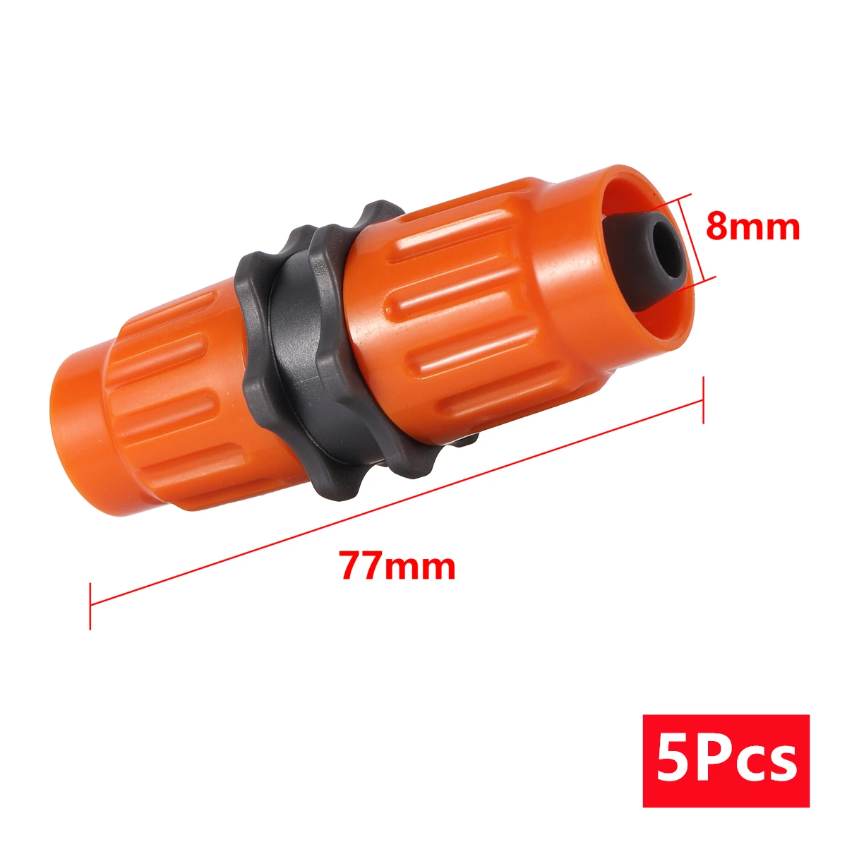 

Соединитель для садового водопровода 3/8", пластик, набор из 5 штук