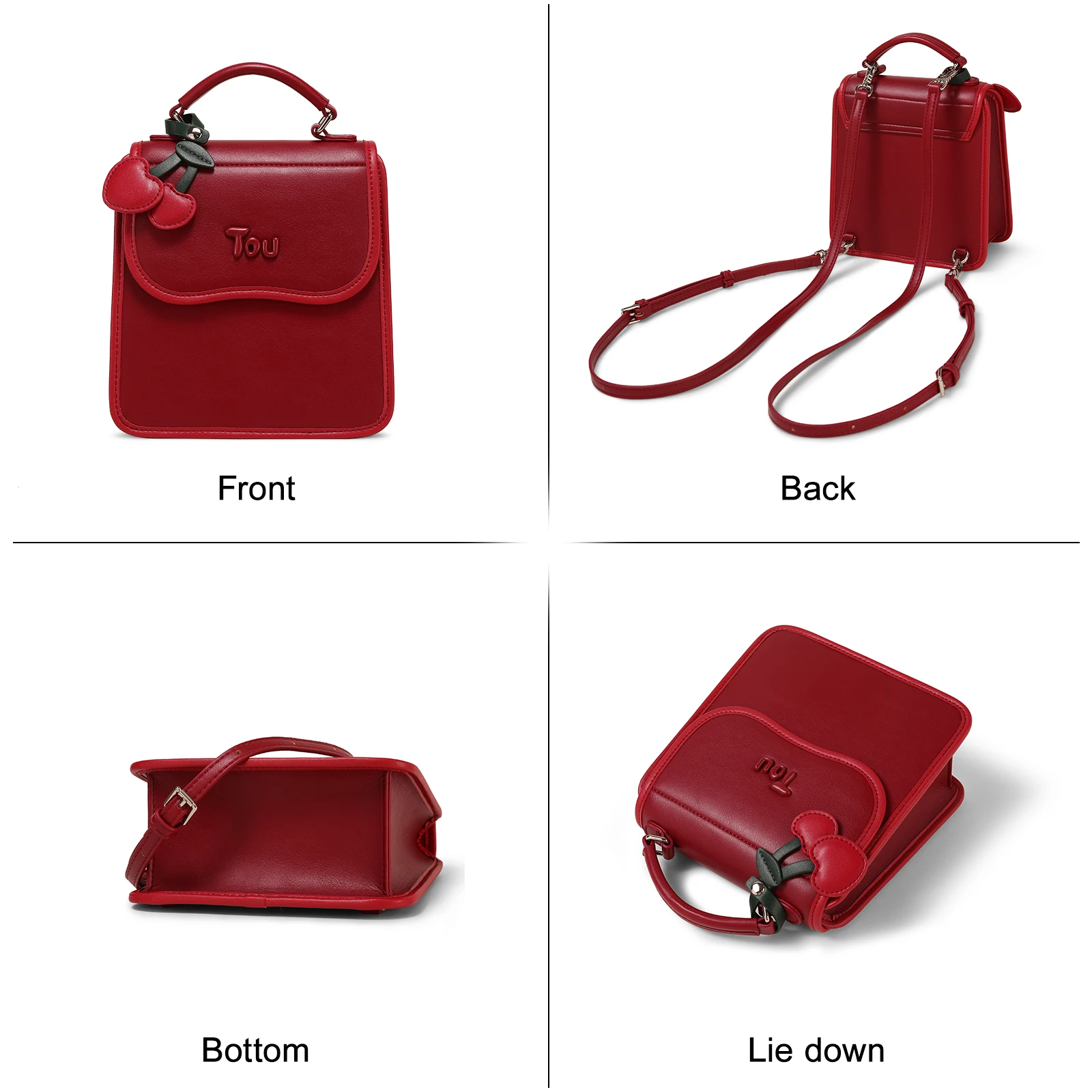 Оригинальный Женский рюкзак-Кроссбоди с подвеской в виде вишни