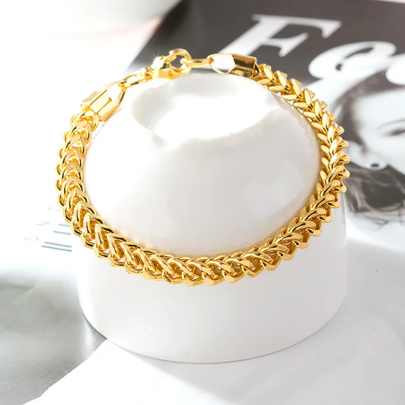 

Fashion Stainless Steel Chain Bracelet For Women Bangles Jewellery