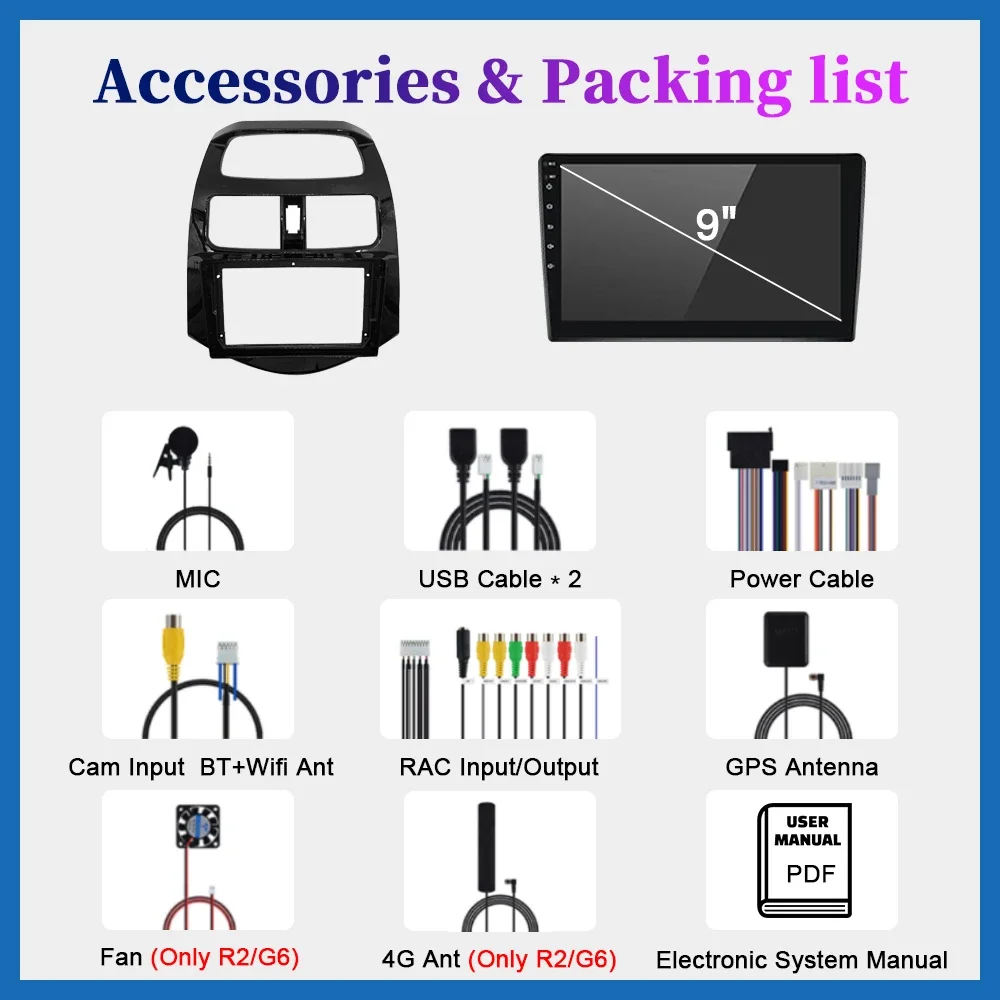 Для Chevrolet Spark 2009 2010 2011 2012 2013 2014 2015 2016 Beat Matiz Creative Android Car Radio Multimedia Video Player Navigation GPS Carplay