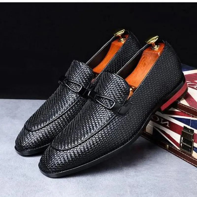 

Loafers Shoes лодыри Men Shoes Shallow 2021 New Slip on PU Leather Classic Comfortable Casual Outdoors أحذية الرجال Solid KU519