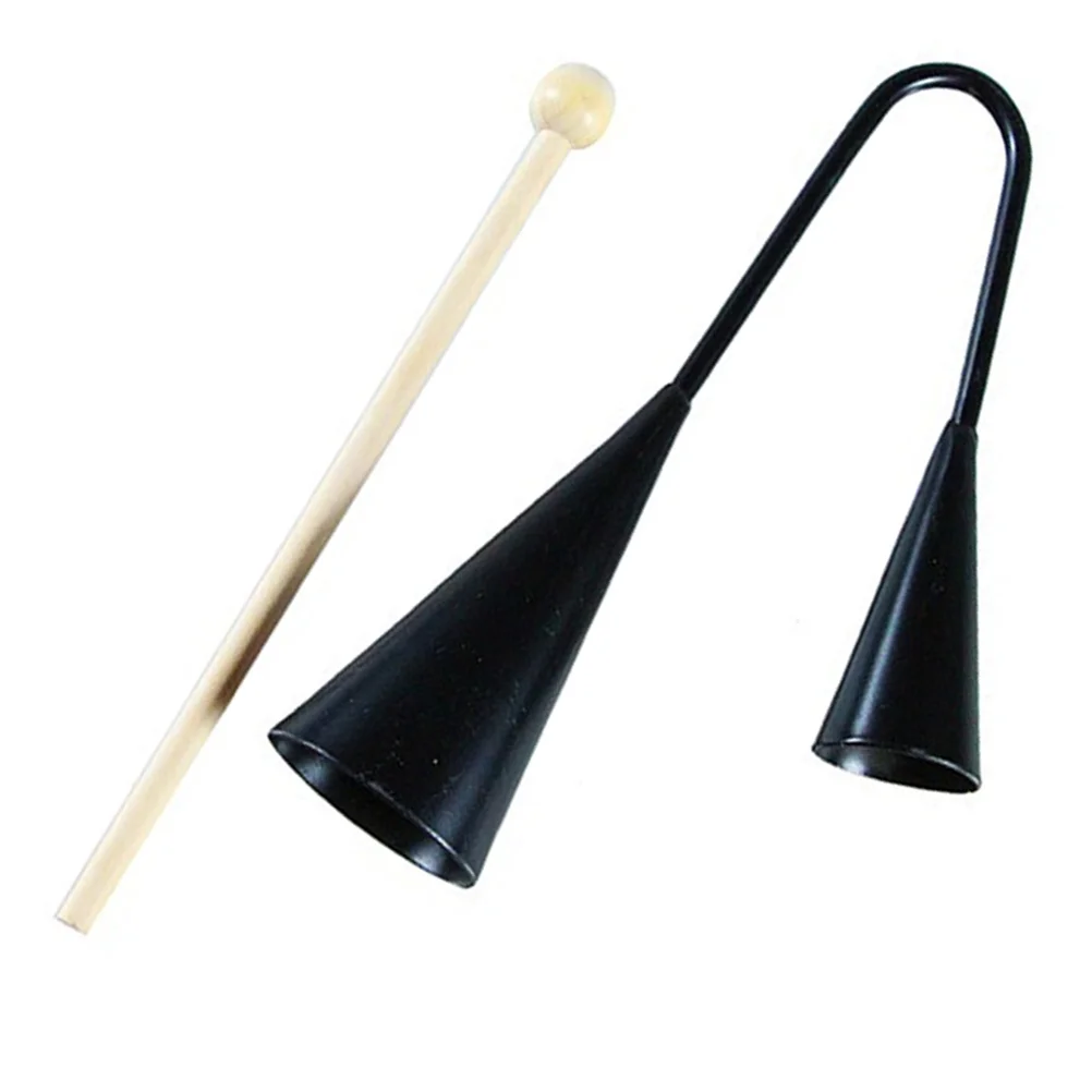 

Instrumentkids Bell Beater Percussion Agogomusical Two Educational Preschool Cowbell Education Early Traditional Stick Tone