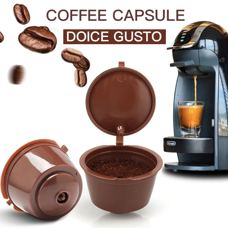 

Кофейные капсулы для Dolce Gusto, многоразовые капсулы, быстрая доставка капсул Nespresso, многоразовые кофейные фильтры, 3/6 шт.