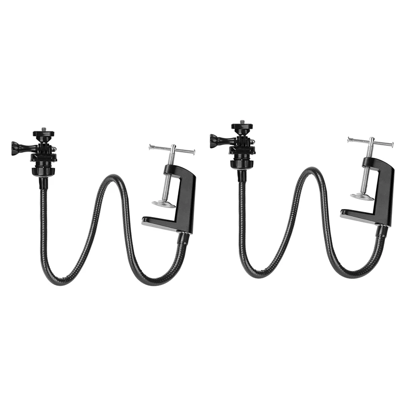 

AYHF-2X Webcam Stand, Upgraded Webcam Mount Stand With Flexible Gooseneck Arm And Clamp, Suit For Logitech Webcam C920,C922