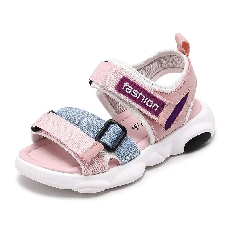 

Toddler Girls Sport Sandals 2022 Summer New Kids Fashion Casual Soft Bottom Non-slip Children Beach Open Toe Assorted for Boys